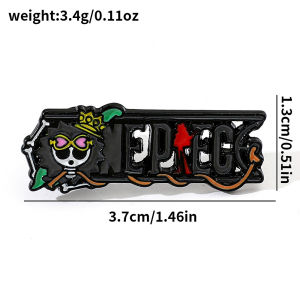 Bandai | Anime Cartoon Brooch Fashion Brotherhood Gathering Style Enamel Pin Bag Clothing Jewelry Metal Badge Accessory Gift