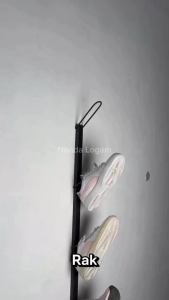 Rak Gantung Sepatu/Rak Sendal Dinding Besi Minimalis 5 susun