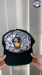 Baseball cap : PIRATE MONKEY - Topi Baseball Topi Pria Topi Wanita Topi Olahraga