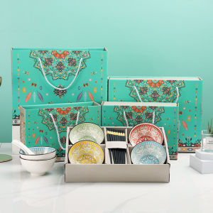 Timemore | Bohemian Style Ceramic Dining Set