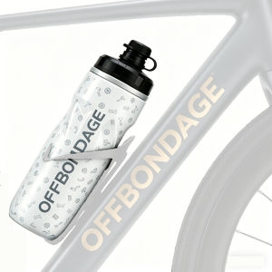 OFFBONDAEG 610ml Bicycle Bottle Keep Cold Thermal Water Bottle Cycling Outdoor Sports Kettle Squeeze MTB Road Bike Accessories
