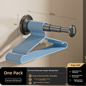 MOSHANG | Multi-Function Expandable Wall-Mounted No-Hole Hanger with Suction Cups