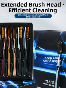 Strong Cleaning U-shaped Soft Bristle Toothbrush Family Pack