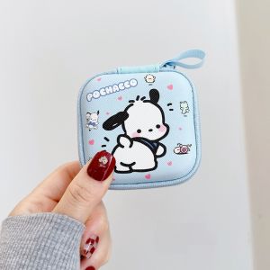 Adorable Portable Hard Drive Camera Storage Bag Power Data Cable Charger Earphone New Year Handbag Multi Purpose Digital Accessories