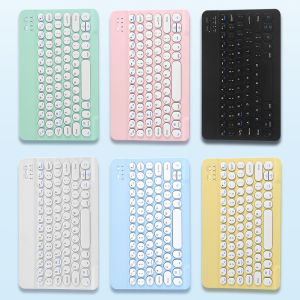 Bàn Phím Bluetooth Điện Thoại Máy Tính Bảng IP Android Laptop Nút Tròn Dễ Thương