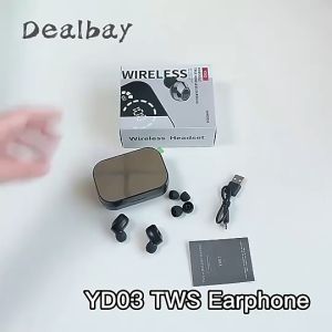 หูฟังบลูทูธ หูฟังเล่นเกมมือถือ หูฟังไร้สาย หูฟังบลูทูธไร้สาย หูฟังออกกำลังกาย เสียงใสเบสดี กันน้ำ ชุดหูฟังสเตอริโอไร้สาย Mini