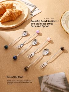 SHELI | Stirring Home Use Cake Forks Ice Cream Spoons