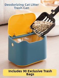 Cat Litter Storage Bin Odor Control Closed