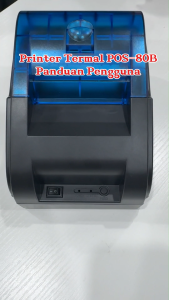 Mini Printer Bluetooth Thermal 80mm - Untuk Kasir & Catatan - Dukung USB - GRATIS 3 Gulung Kertas