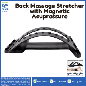 BACKPAIN Back Massage Stretcher Lower and Upper Back Pain Relief Relax Spine | Lumbar Traction Orthotic Magic Back Support Stretcher Spine