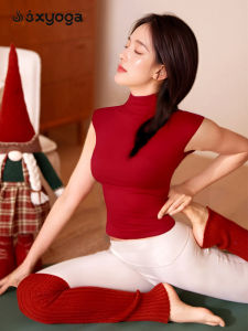 ชุดโยคะผู้หญิงระดับไฮเอนด์ ชุดโยคะวิสูตรใหม่ฤดูใบไม้ร่วง/ฤดูหนาว ชุดโยคะ Pilates ทรงสลิมฟิต แขนกุด ระบายอากาศได้ดี แห้งเร็ว ดูดซับเหงื่อได้ดี