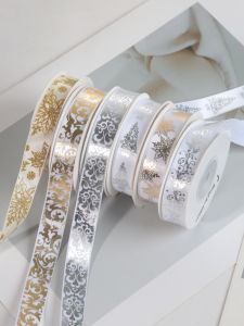 Ruy Băng Lụa Trang Trí Giáng Sinh DIY Bó Hoa Hoa Tươi Thủ Công Quà Tặng Hộp Quà Ruy Băng Lụa Thắt Nút Bướm Bao Bì