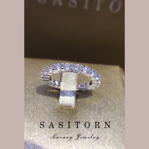 Sasitorn Jewelry เพชรแถว เพชรล้อมวง เพชรเกรดดีที่สุด น่ารักใส สวยหรู ให้ของขวัญ รุ่น ST118