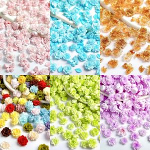 ชาร์มตกแต่งเล็บเรซิ่นรูปดอกบัวและดอกโบตั๋นแบบนุ่ม 50 ชิ้น คละแบบ สีสันสดใส เรืองแสง โปร่งแสง รูปใบไม้และผีเสื้อ สำหรับตกแต่งเล็บ DIY