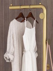 Gantungan Baju Rak Tempat gantungan tas topi Multifungsi Minimalis Murah Kuat