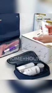 HOME+HOUND stock no. PYH Waterproof Toiletry Bag with Removable Handles Travel Wash Bag Dry Holder Separation Fashion 3 in 1