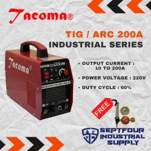 Tacoma TIG/ARC 200A Welding Machine Industrial Series (HEAVY DUTY)(for stainless and metal)
