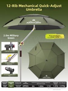 JUQINWANG | UV Rainproof Fishing Umbrella