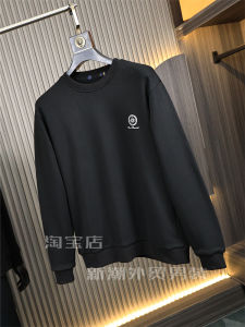 เสื้อสเวตเตอร์ผู้ชายฤดูหนาวบุขนแกะ: เสื้อสวมหัวแขนยาวคอกลมสีบริสุทธิ์สําหรับการใช้ลําลอง