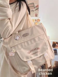 Japanese Style Ins Minimalist Versatile Large Capacity Backpack Female K-style High School Student Juniors Schoolbag Computer Backpack