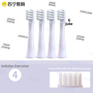 Soft Bristle Electric Toothbrush Head Replacement for Xiaomi Mijia T100 by L June Initials Oral Care Dental Health Accessories