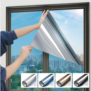 Privacy Home Unidirectional Mirror Window Film Stickers Thermal Insulation Sunscreen Glass Film Window Balcony Protection