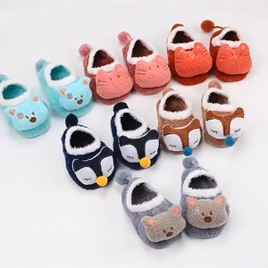 FSKS02 Sepatu Bayi Bulu Karakter Sepatu Anak Motif Prewalker Baby Shock Animal