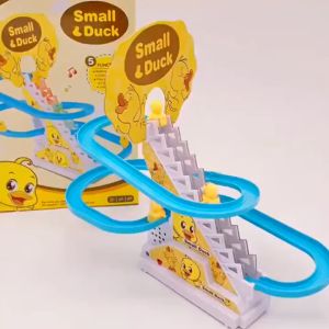 Duck Climbing Stairs Track Toy - Children's Electronic Educational Toy - Boy Girl Tiktok Mainan Kanak - Height: 182cm - Weight: 78kg - Size: M