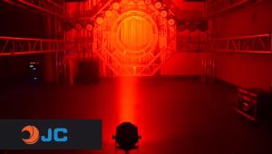JC Stage Lights: 60/54*3W RGBW Par Lights With DMX Cable & Party Light