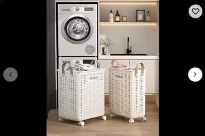 Collapsible Basket Laundry Multipurpose Storage Basket Laundry Basket With Wheels Laundry Basket Snack basket