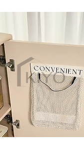 KIYO Tas Jaring Bawang Estetik Tempel Serbaguna Multifungsi / Tempat Pemyimpanan Bawang Sayuran Dapur / Tas Keranjang Jaring Tempel Kantong Kresek Kuat Kokoh