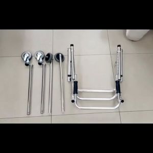 Aluminum Foldable Height Adjustable Children Reverse Walker Rollator