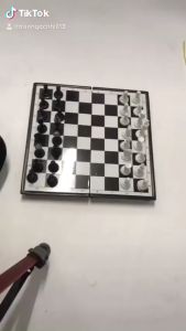 [Tặng 2 Hậu] Bộ Cờ Vua Trắng Đen Size Lớn Có Nam Châm Loại Cao Cấp Đồ Chơi Trí Tuệ Thể Thao Boardgame Cờ Quốc Tế Trẻ Em