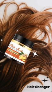 LINA’S Ginger Hair Mask – Nourishes Strengthens & Revitalizes Hair for Smooth Shiny and Healthy Strands