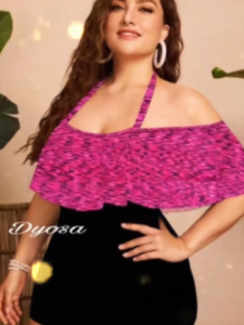 Msy Boutique Plus Size Margaritta off Shoulder One Piece Swimsuit