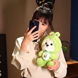 ของเล่นตุ๊กตา ตุ๊กตาหมีลีน่า ตุ๊กตาหมีแปลงร่างน่ารัก หมวกถอดได้ ของขวัญวันเกิด ของเล่นสําหรับเด็ก 25 ซม