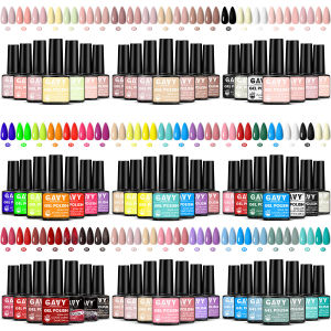Bộ Sơn Gel Móng Tay GAVY 7 Món Bán Vĩnh Cửu Sử Dụng Đèn UV/LED Kiểu Ngâm Dành Cho Làm Nail Nghệ Thuật Tại Nhà Hoặc Salon.