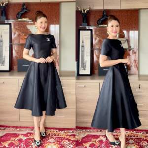 ชุดดำ ชุดไปงานราชพิธี ชุดดำสุภาพ