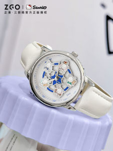 Sanrio Pachat Dog Collaborative Lucky Watch Girls Student High School Pointer Childrens Wristwatch Cute Quartz Movement