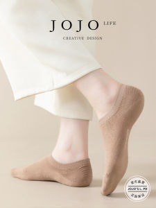 Pure Cotton Invisible Boat Socks Anti Odor Antibacterial No Show Minimalist Thin Womens Summer Basic Solid Color Socks