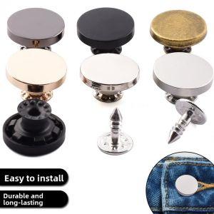 Defasilk | Alloy Metal Fastening Buttons for Straps White Black Gold Bronze