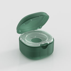 Pacifier Storage Box Baby Clothing Teether Baby Small Mushroom Go out Drop-Preventing Chain Bite Dustproof Box Sterilizable