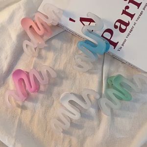 Korean Hair Clips Wave Design Clamps For Women Girls Trendy New Design Fashion Hair Accessories Small Medium Large Size Clamp