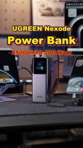 dạng cột Pin Dự Phòng UGREEN 130W 20000mAh 72Wh | 25000mAh 200W 90Wh Laptop PowerBank Sạc Siêu Nhanh 100W PD3.1 2C1A Fast Charging Cho Macbook Air / Pro Lenovo SAMSUNG 45W Fast Charging