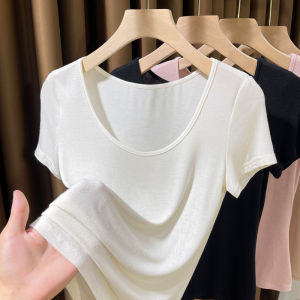 DVDK | Slim Fit U-neck Short Sleeve T-shirt