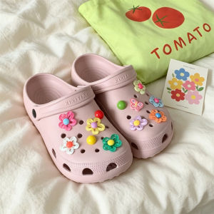 XIXITIAO | Colorful Flowered Anti-Slip Arch Support Hole Shoes