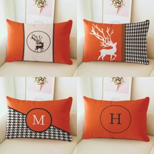 Ghế Sofa Vuông Màu Cam Phong Cách Scandinavia Vỏ Bọc Ghế Sofa Sang Trọng Ghế Dựa Phòng Khách Ghế Sofa Ghế Dựa Ghế Dựa