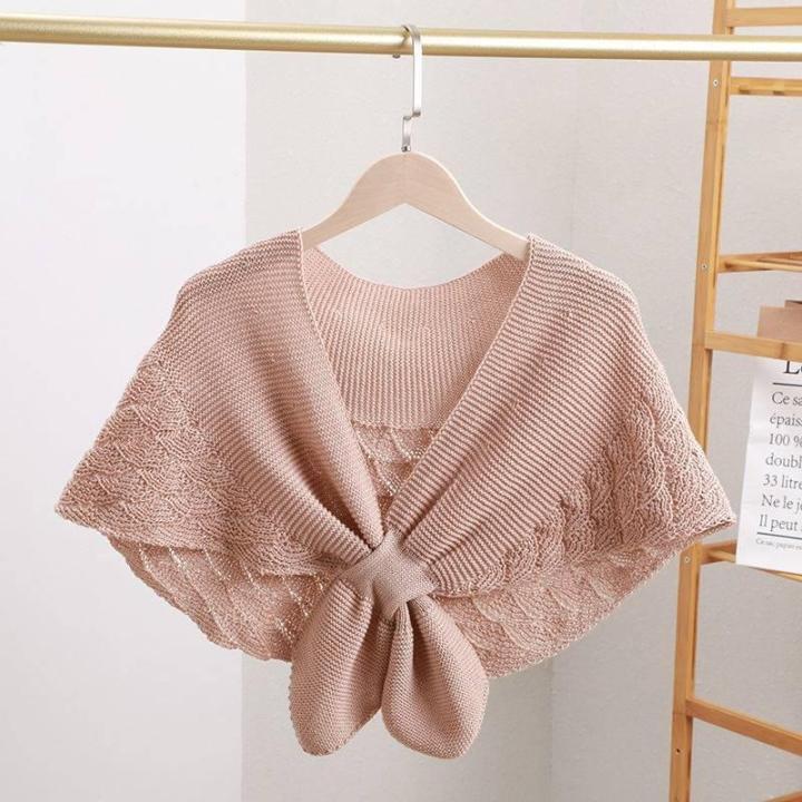 Air Conditioning Room Net Red Fishtail Pattern Shawl Female Cheongsam