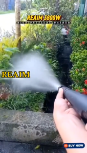 REAIM 8000KPA Heavy Duty High Pressure Washer 220V Portable Power Jet Cleaner Car Wash Machine for Home Garden Patio Floor Fence Outdoor Cleaning