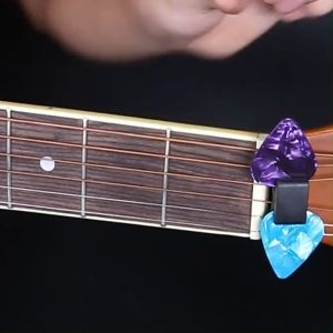 Multi-instrument Paddle Holder Guitar Plectrum Organizer Picks Display Cover Electric Rubber
